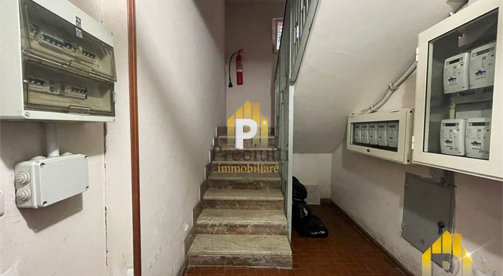 INGRESSO DALLA SCALA PER CANTINE E GARAGE